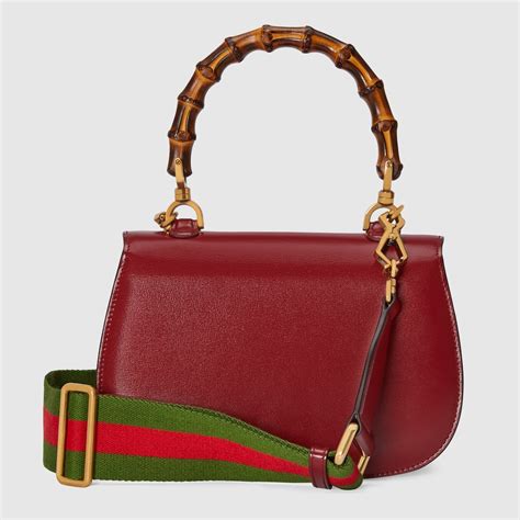 borsa gucci rossa pelle